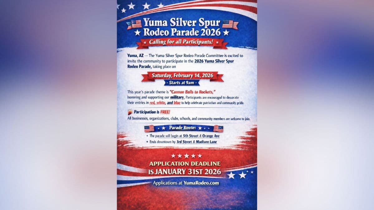 Yuma Silver Spur Rodeo Parade Feb. 14 Honors Military, Seeks Entrants