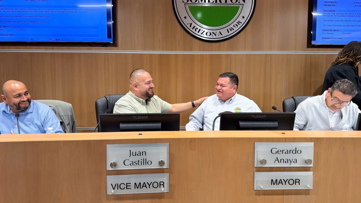 Somerton Council Appoints Juan Castillo Vice Mayor for One-Year Term