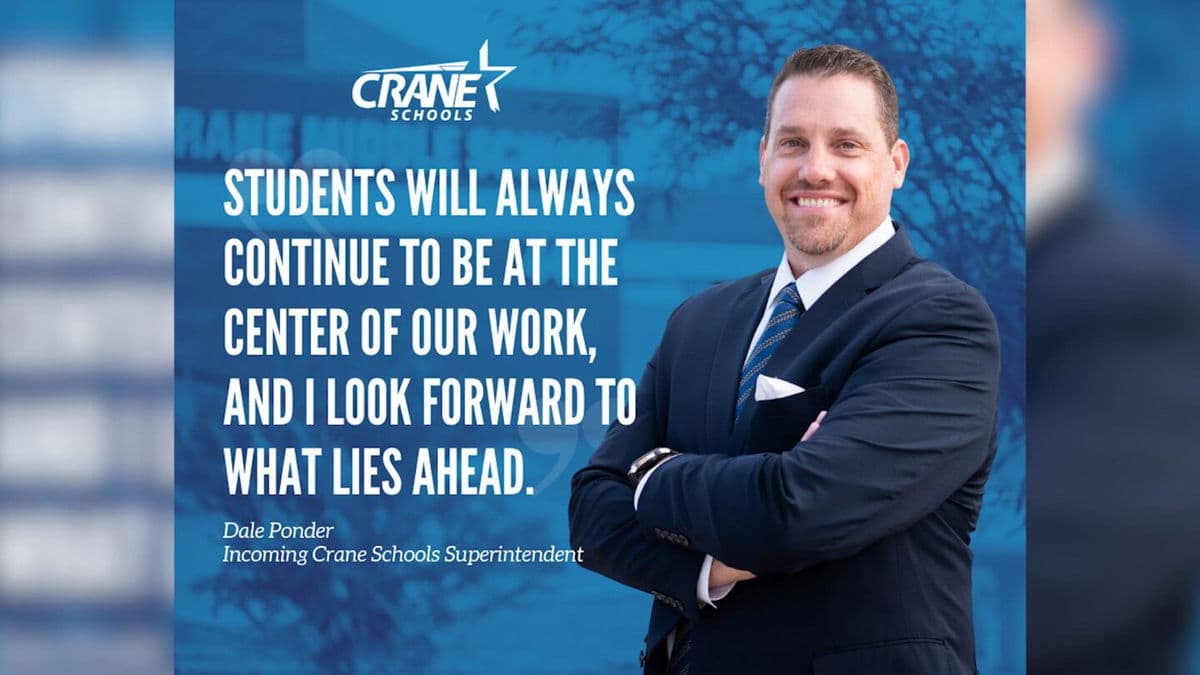 Crane Schools Board Unanimously Names Dale Ponder Superintendent Starting July 1, 2026