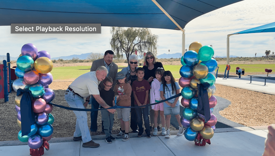 Yuma County, Tacna Holds Ribbon-Cutting for ADA Playground with Trails, Communication Boards