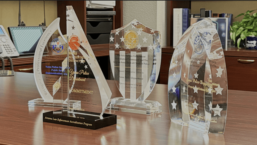 Yuma Police Department Receives ALEAP Triple Accreditation Distinction at Council