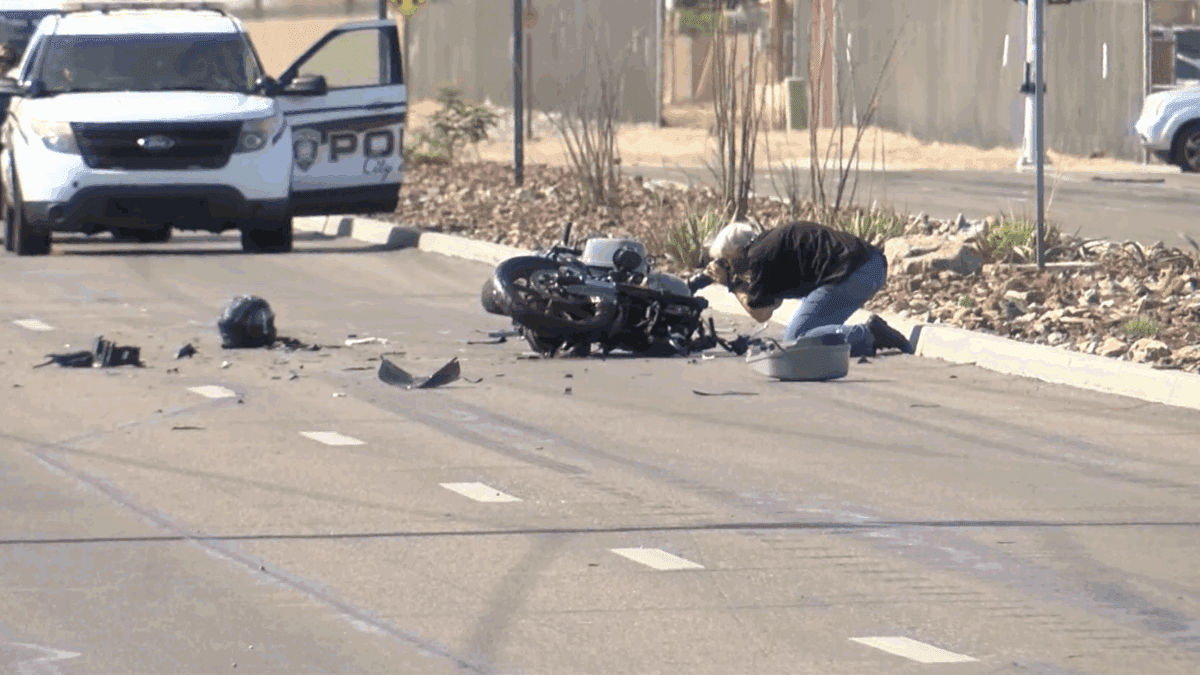 Motorcycle Rider Injured After Striking Semi-Truck Near MCAS Yuma