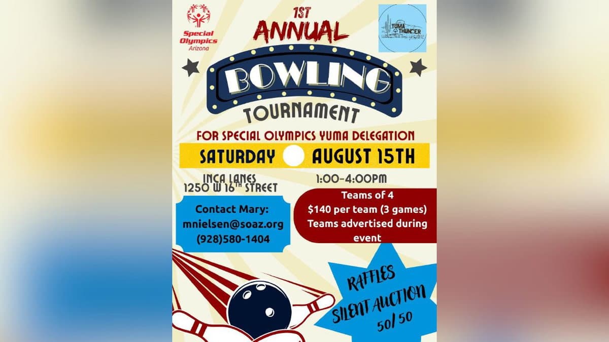 Special Olympics Yuma schedules first bowling tournament in August
