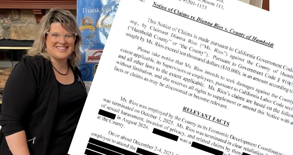 Former Humboldt County coordinator claims retaliation after harassment report