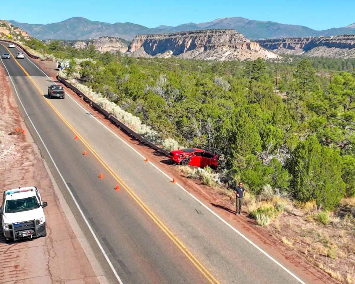Main Hill Road Reopened After Two Vehicle Crash, One Injured