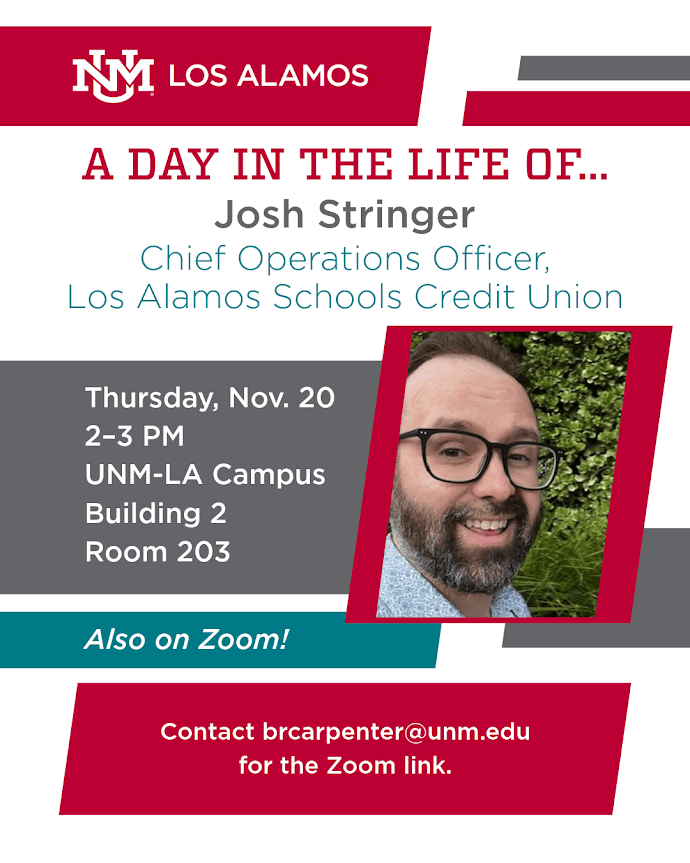 UNM Los Alamos Ends Career Series With Credit Union Leader