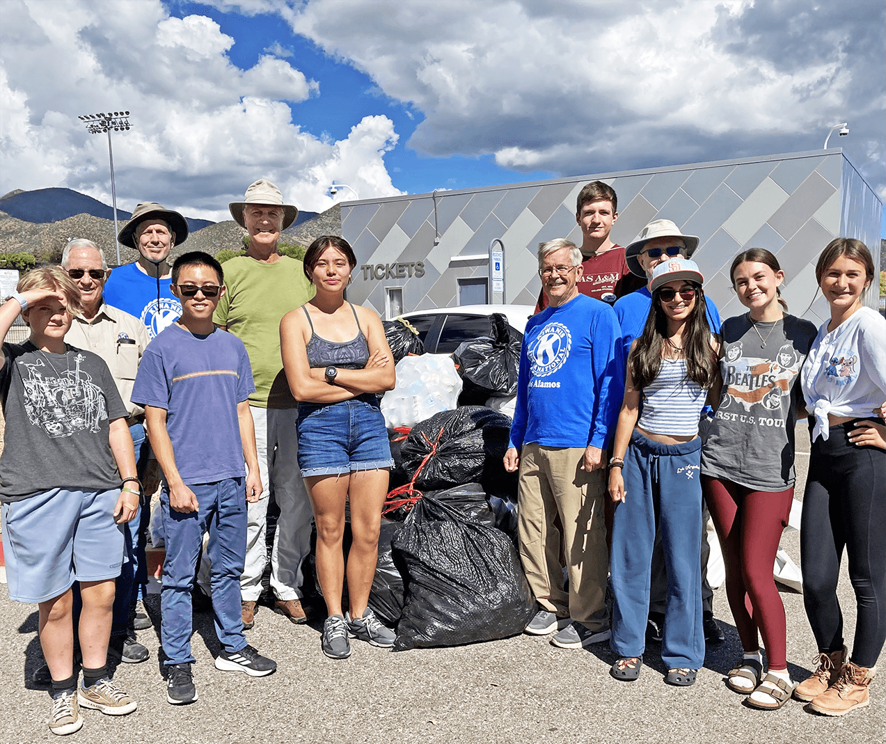 Kiwanis Club Collects Aluminum Cans, Raises Funds and Supports Recycling