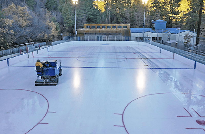 Los Alamos Outdoor NHL Regulation Ice Rink Opens After Delay