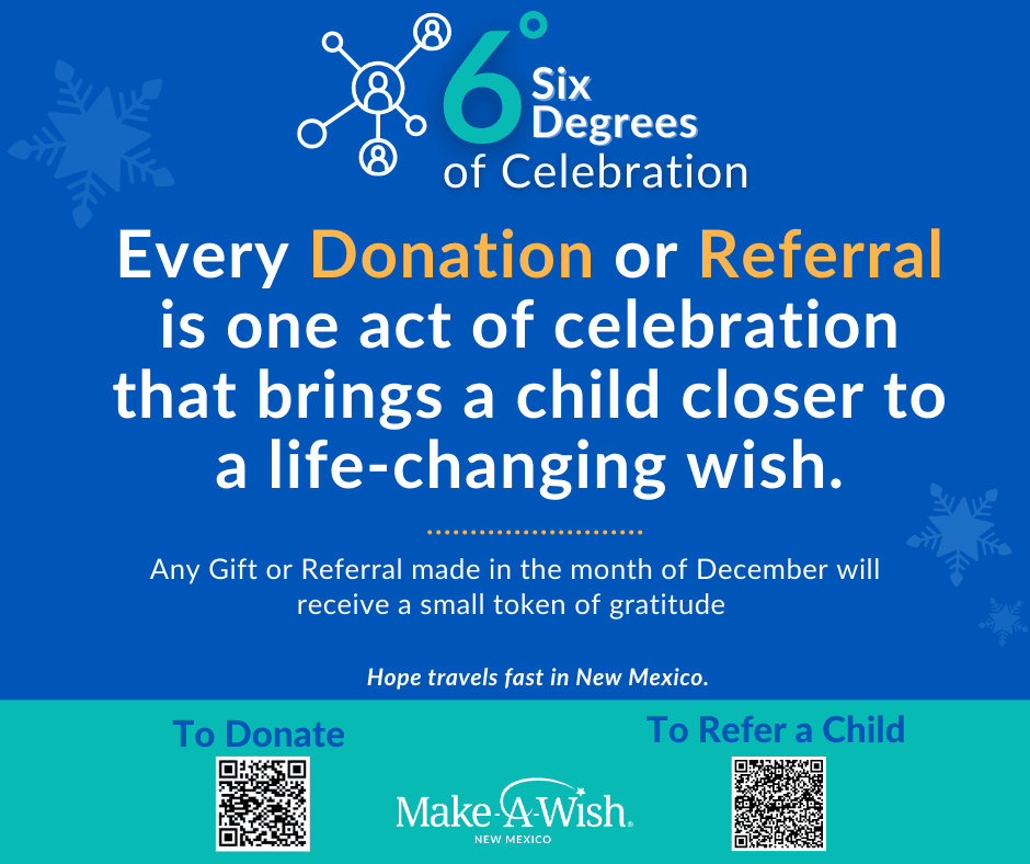 Make A Wish New Mexico Launches December Campaign to Grant Wishes