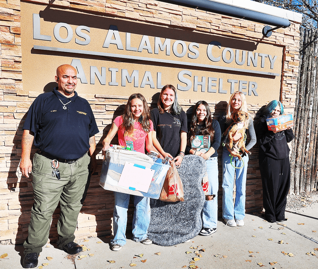 Middle School Leaders Donate Supplies to County Animal Shelter