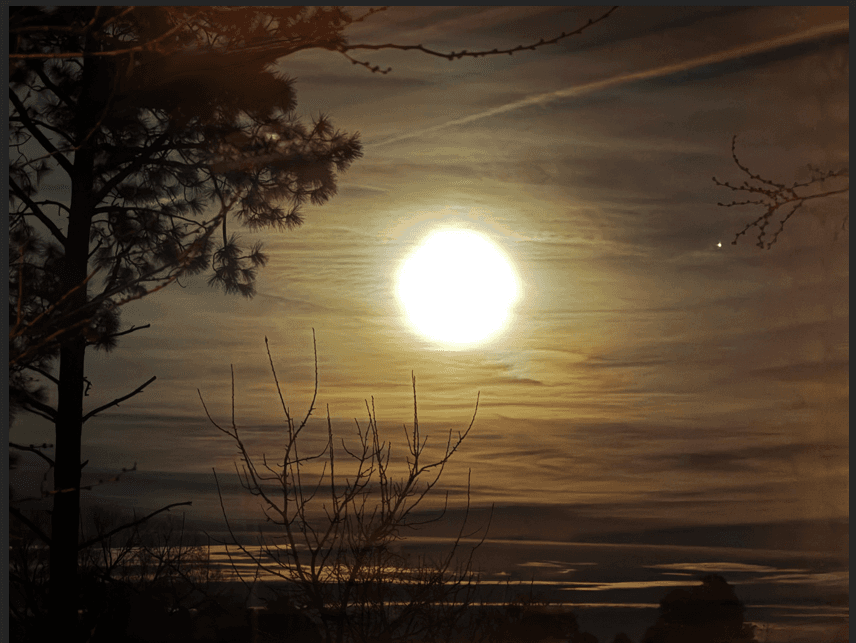 Wolf Moon Supermoon Lights Up Los Alamos North Community Sky