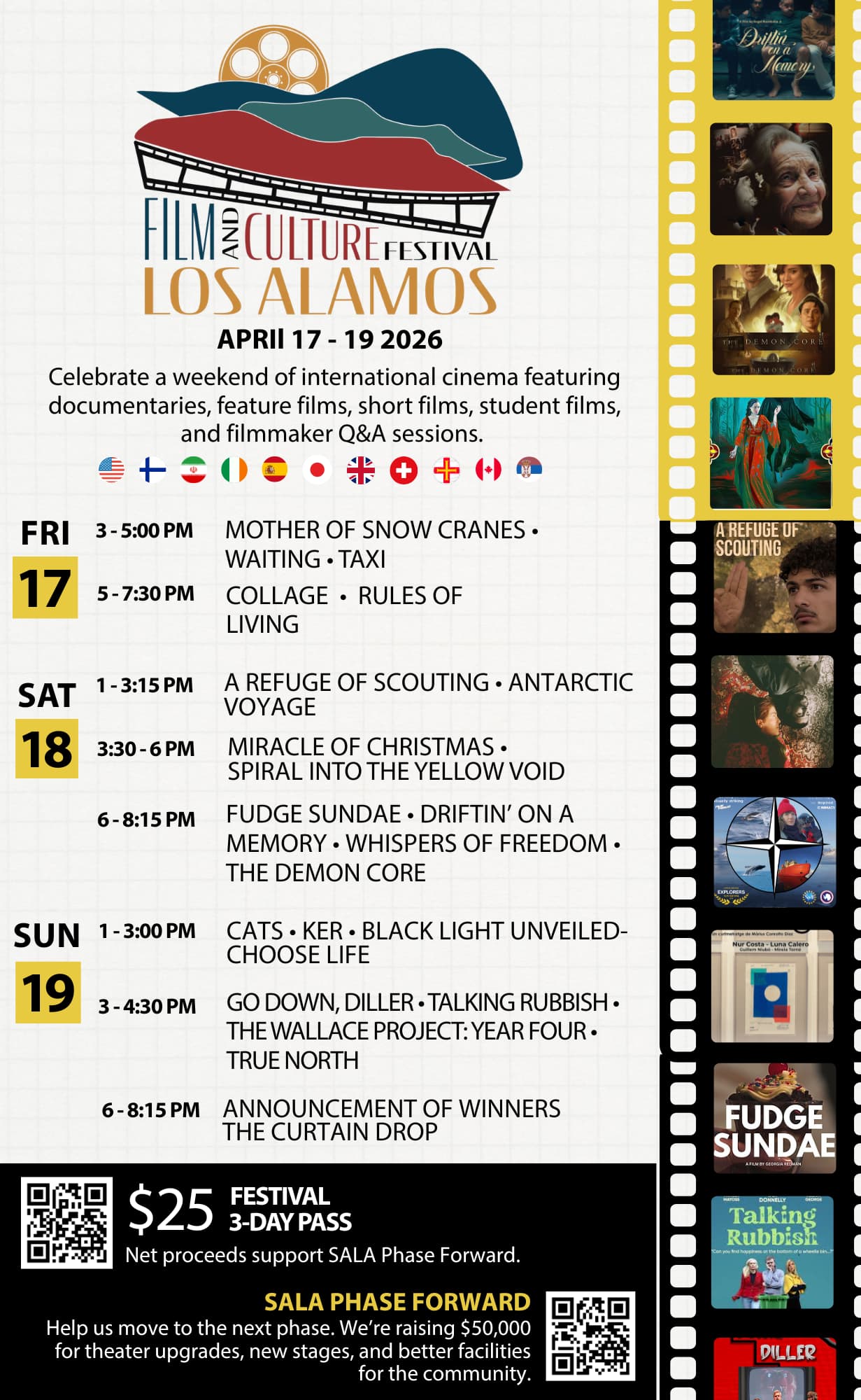 Los Alamos Film and Culture Festival returns April 17-19 with global lineup