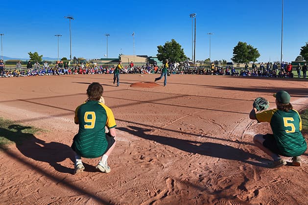 Los Alamos Little League opens season with 384 players, Topper first pitch