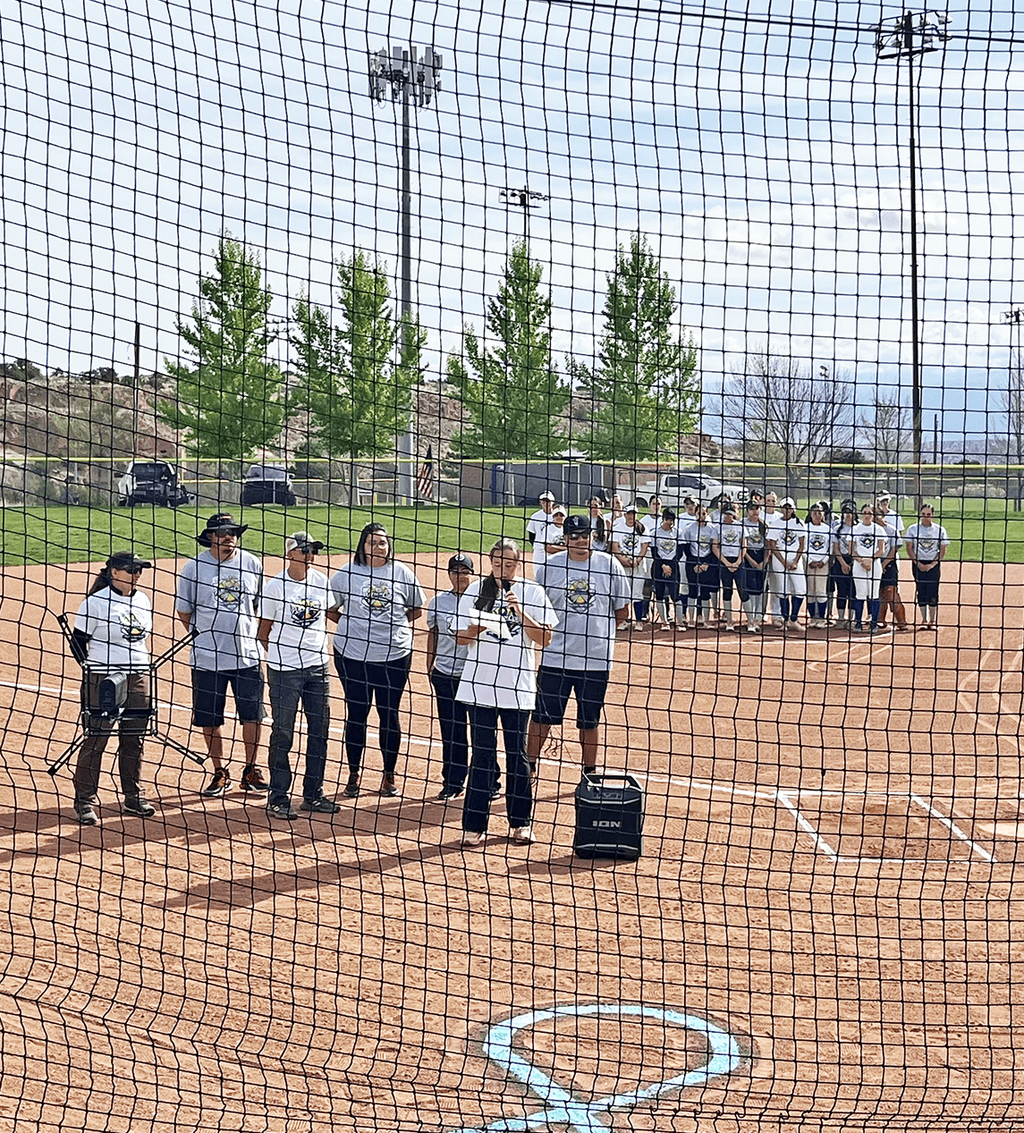Los Alamos, Española Valley softball teams unite for Play for the Cure event