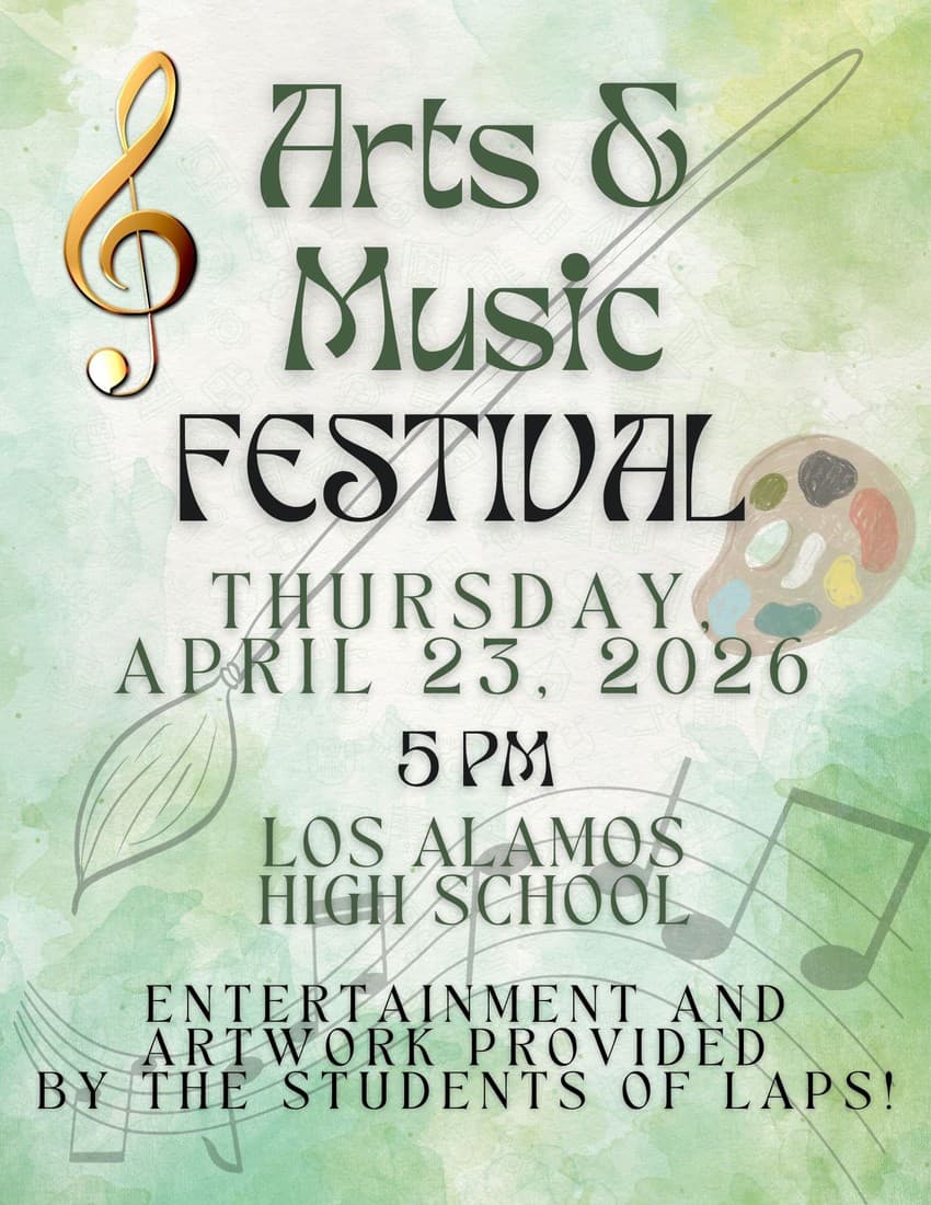 Los Alamos High to host free district-wide arts, music festival Thursday