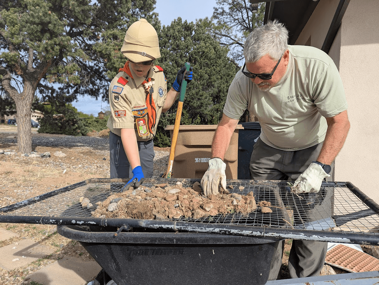 Scout Troop 122 Eagle project improves Ponderosa Montessori entrance