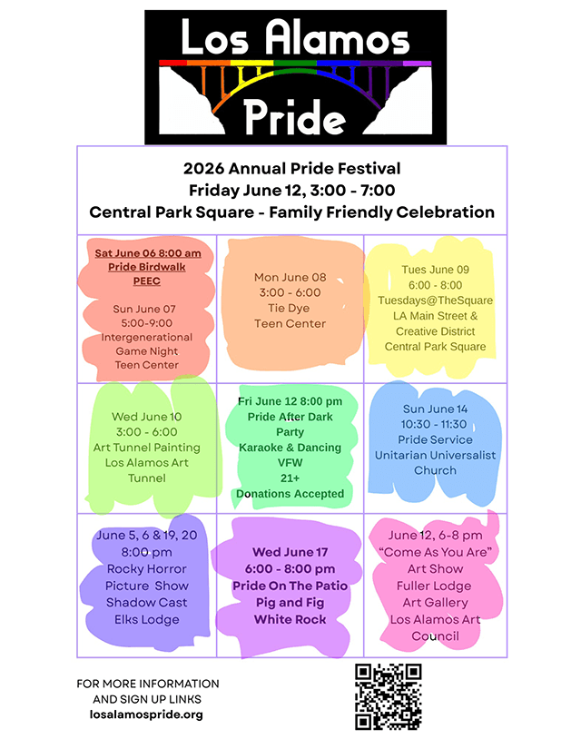 Los Alamos Pride Collective fills June with LGBTQ+ events