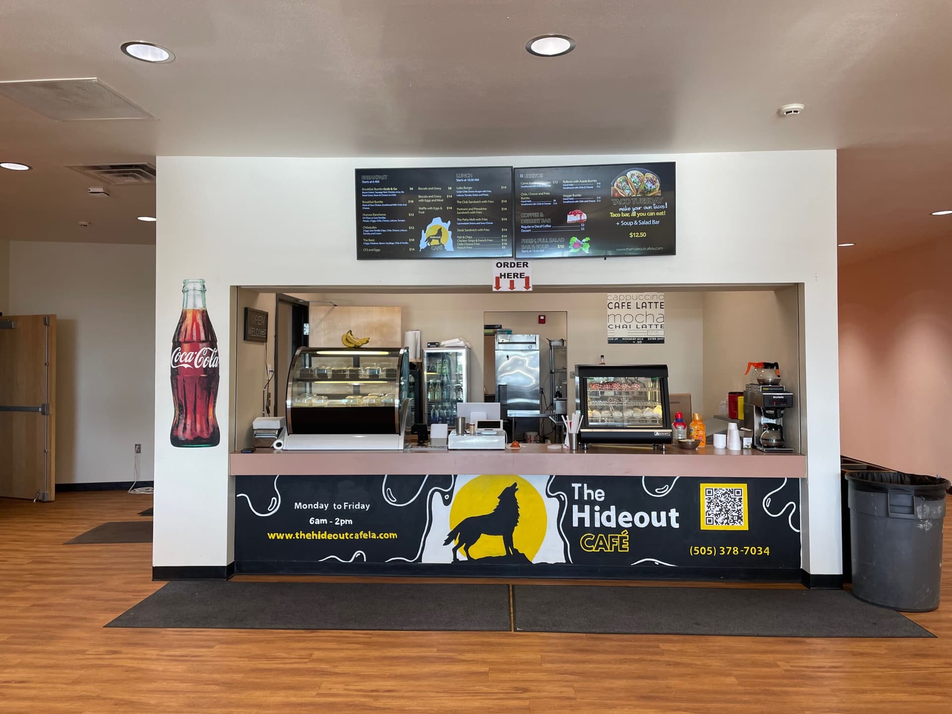 Hideout Café at UNM-Los Alamos closes briefly for updates, reopens in August