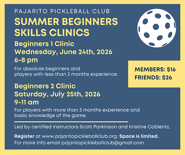Pajarito Pickleball Club schedules beginner clinics in White Rock, Los Alamos
