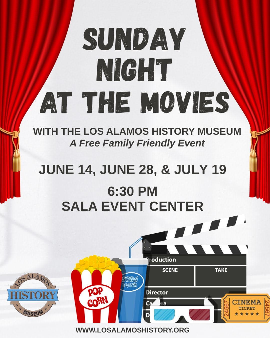 Los Alamos History Museum adds free movie nights this summer