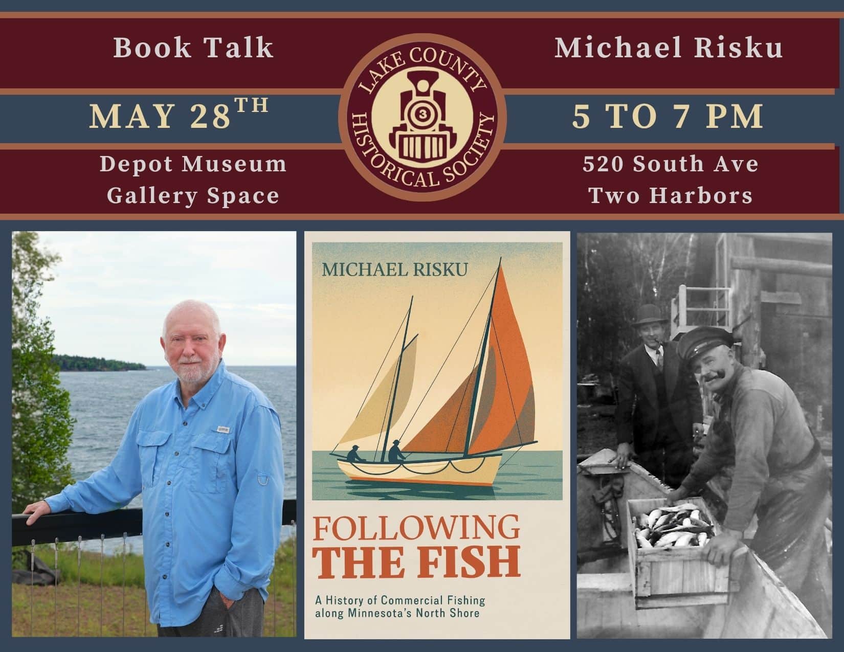 Lake County Historical Society hosts Michael Risku on North Shore fishing history