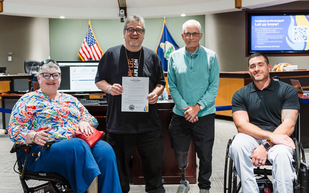 Advocates urge Lawrence, state officials to improve access after limb loss