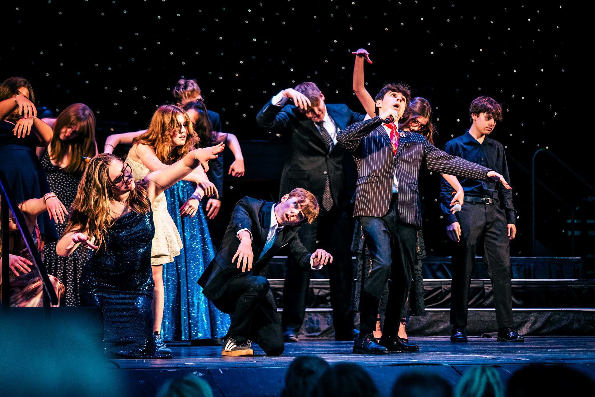 Free State theatre students earn Blue Star Awards for Addams Family show
