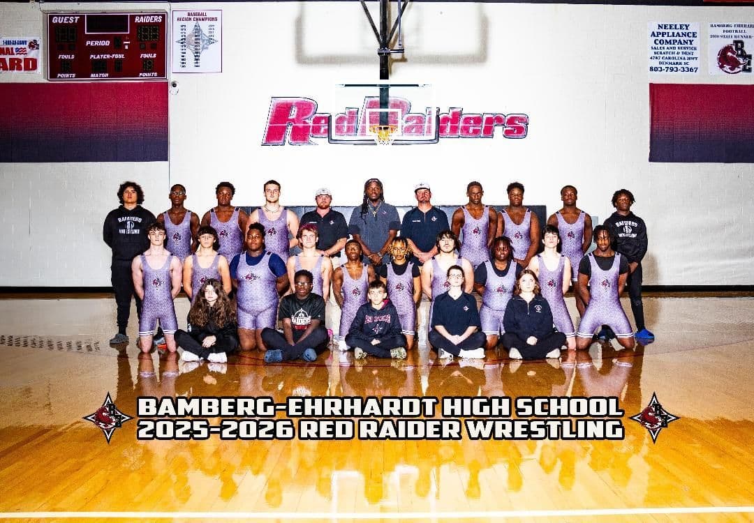 Bamberg-Ehrhardt Red Raiders Wrestling Season Ends in Third Round of State Tournament