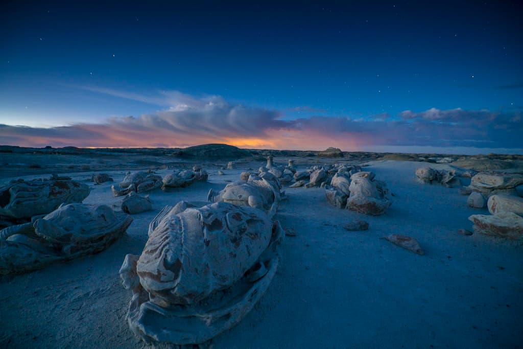 Bisti/De-Na-Zin Wilderness near Farmington spans 45,000 acres with no fees