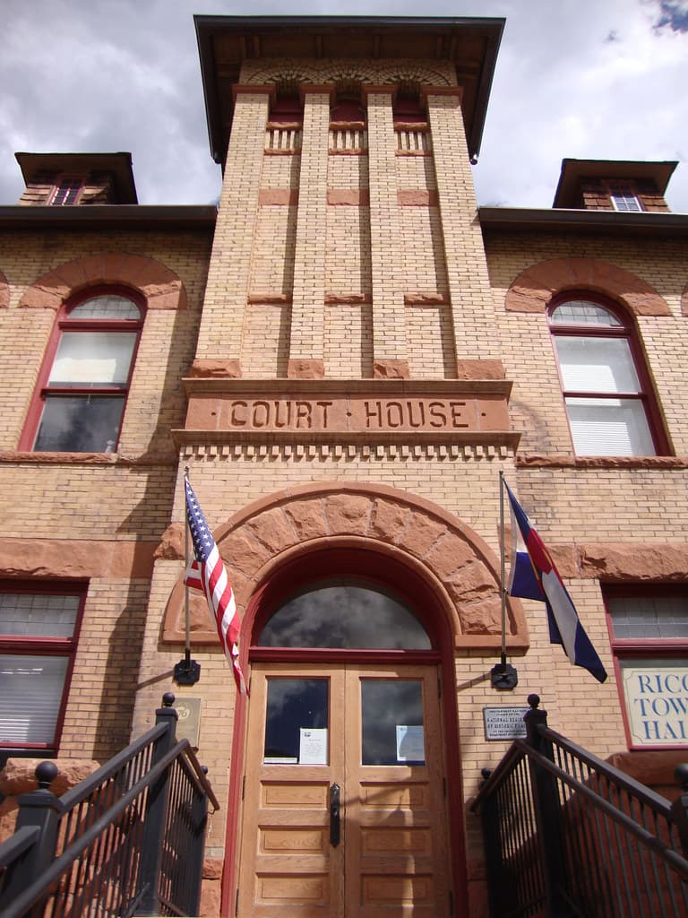 Historic Dolores County Courthouse in Rico Listed on National Register in 1974