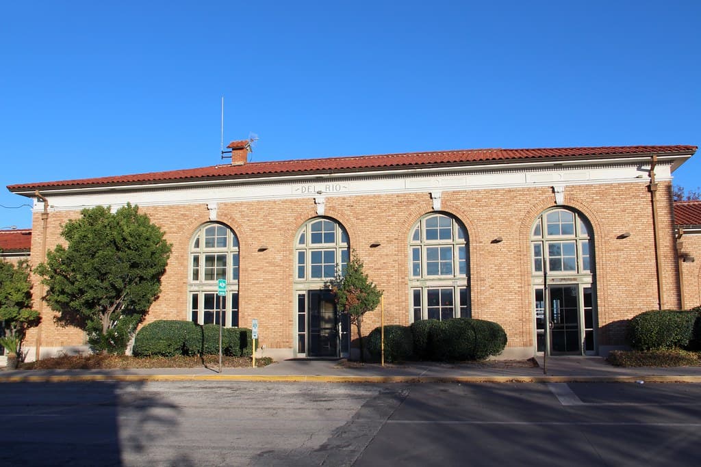 1920s Spanish Revival Southern Pacific Depot Restored as Del Rio Amtrak Center