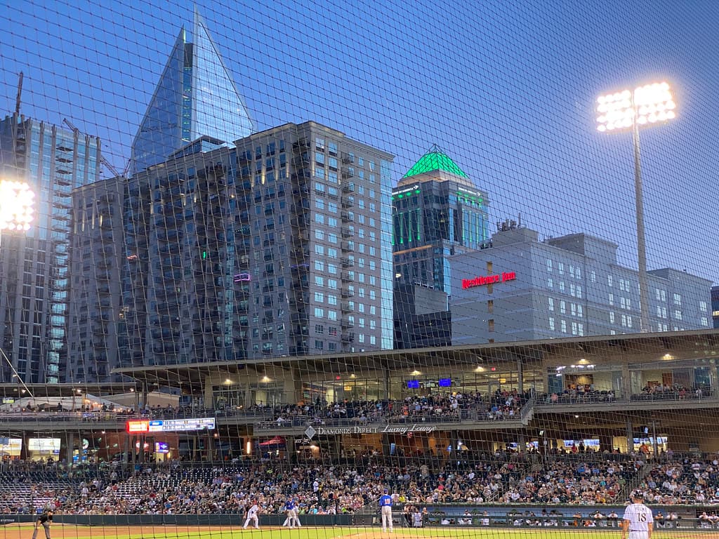 Sounds rally with four-run seventh to beat Knights, even series