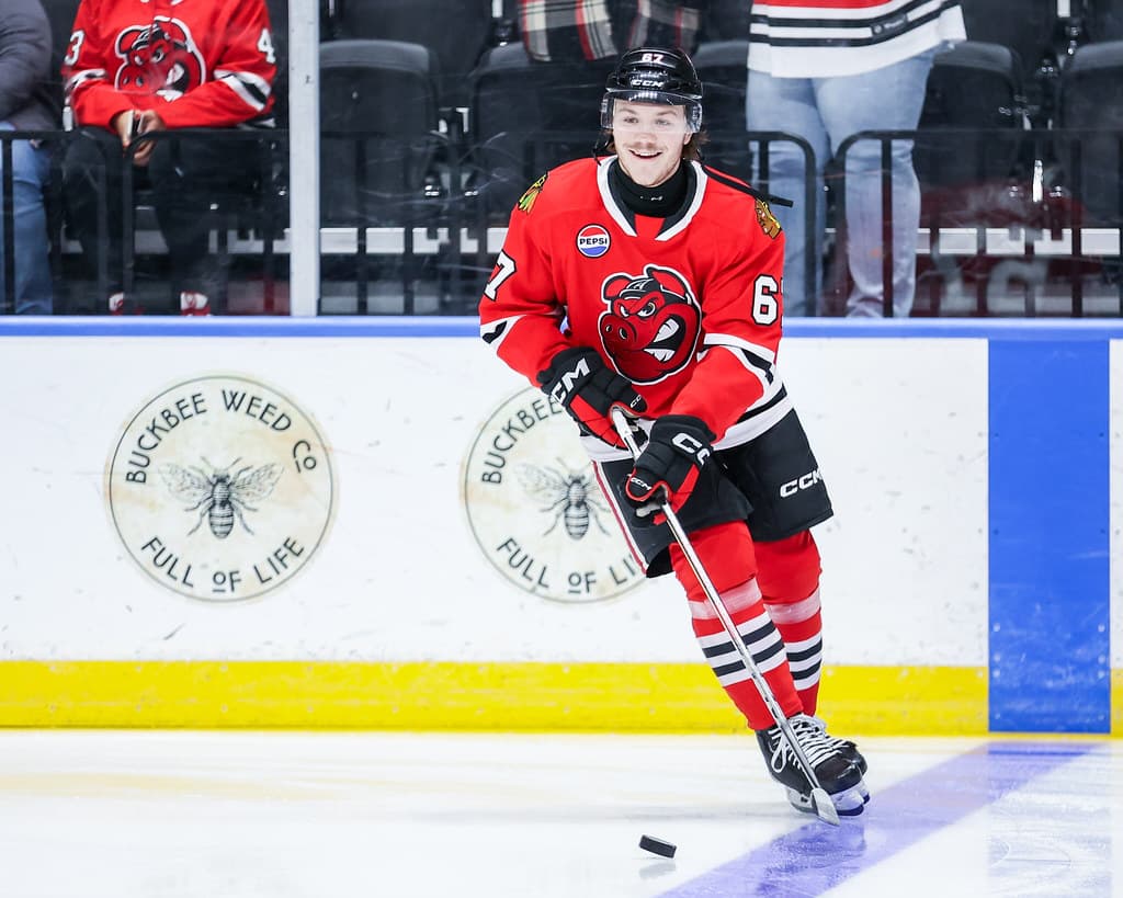 IceHogs' Samuel Savoie Suspended Three Games After Postgame Incident at Manitoba
