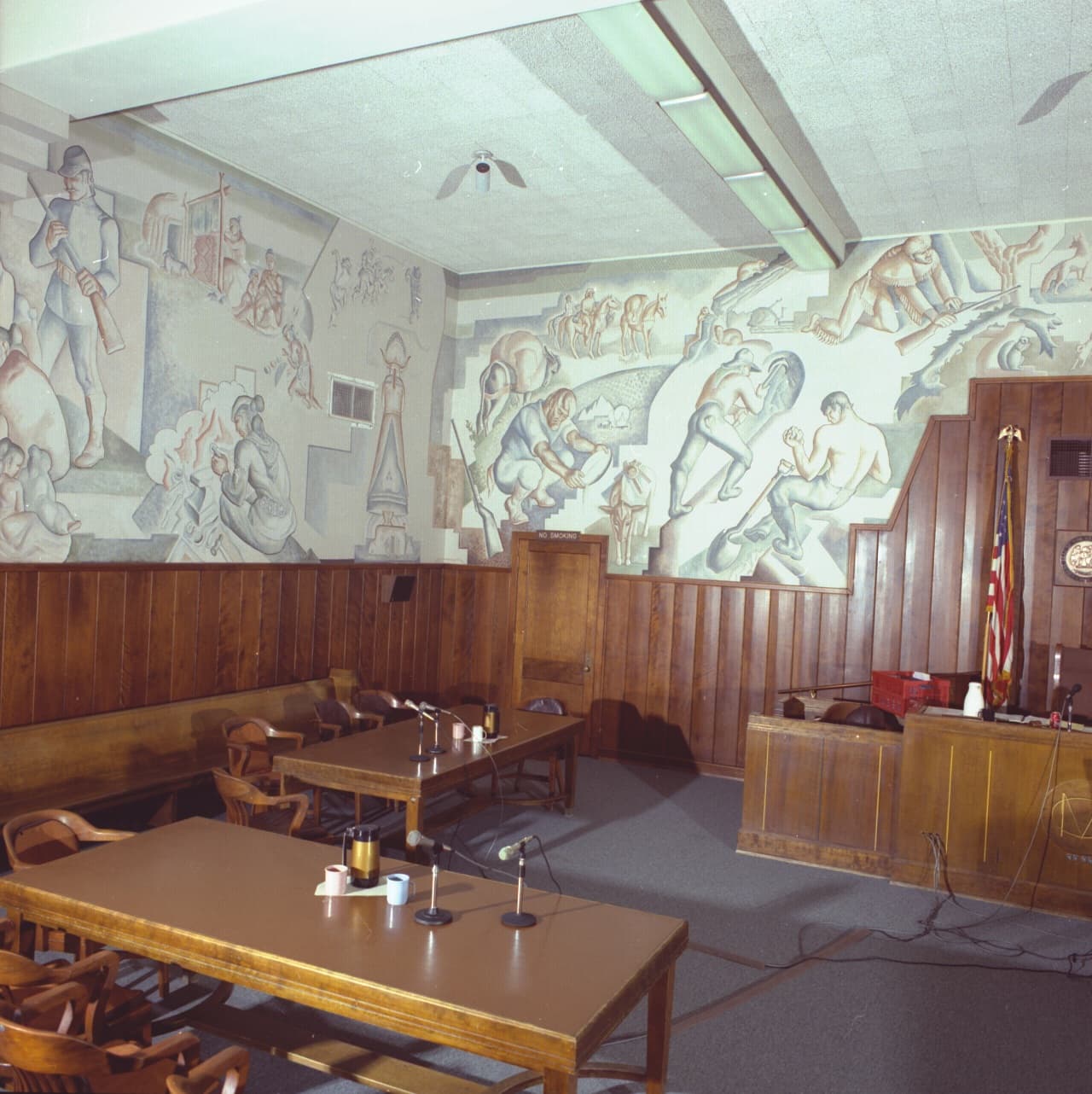 Gallup New Deal Art Tours Bring Public Art to County Courthouse