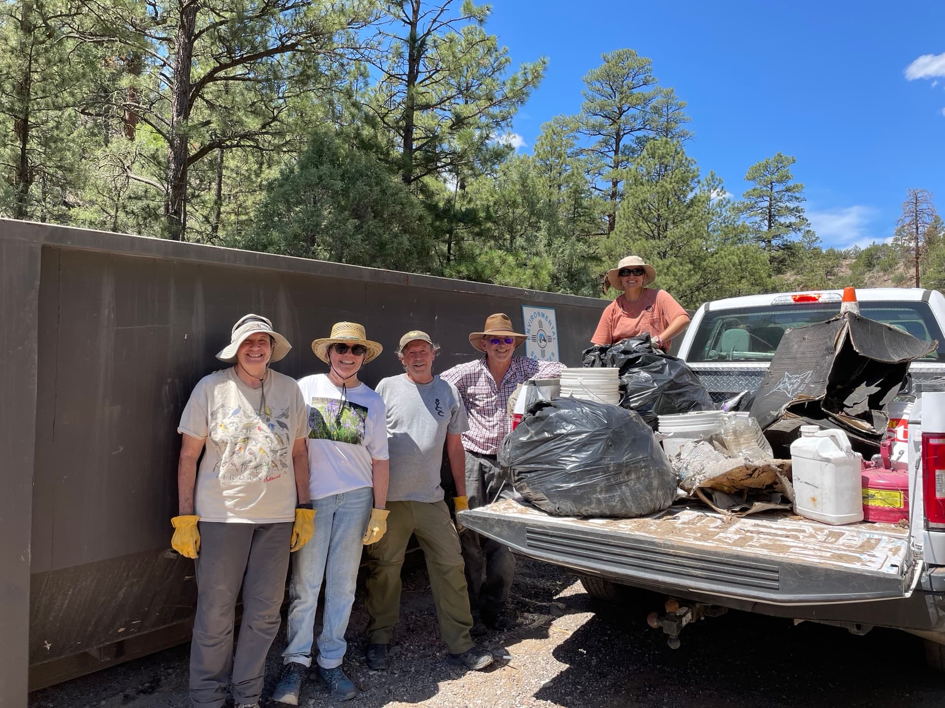Volunteers Fan Out Along East Canyon Road to Clean Up 910 Cattle Ranch
