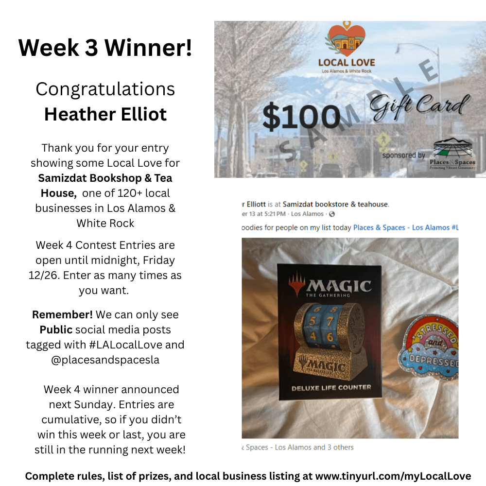 Local Love Holiday Contest Boosts Los Alamos Small Businesses