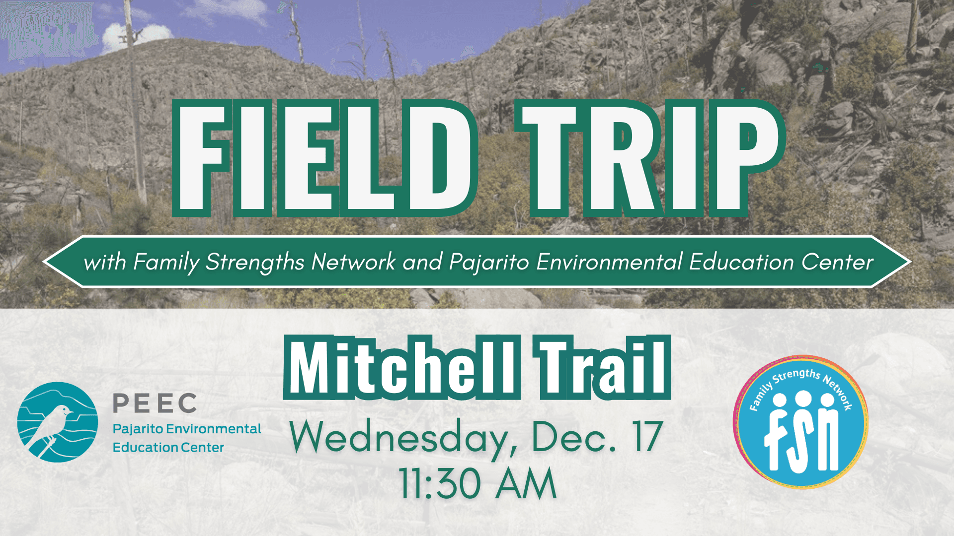Families Take Winter Hike on Mitchell Trail, Community Event Boosts Outdoor Access