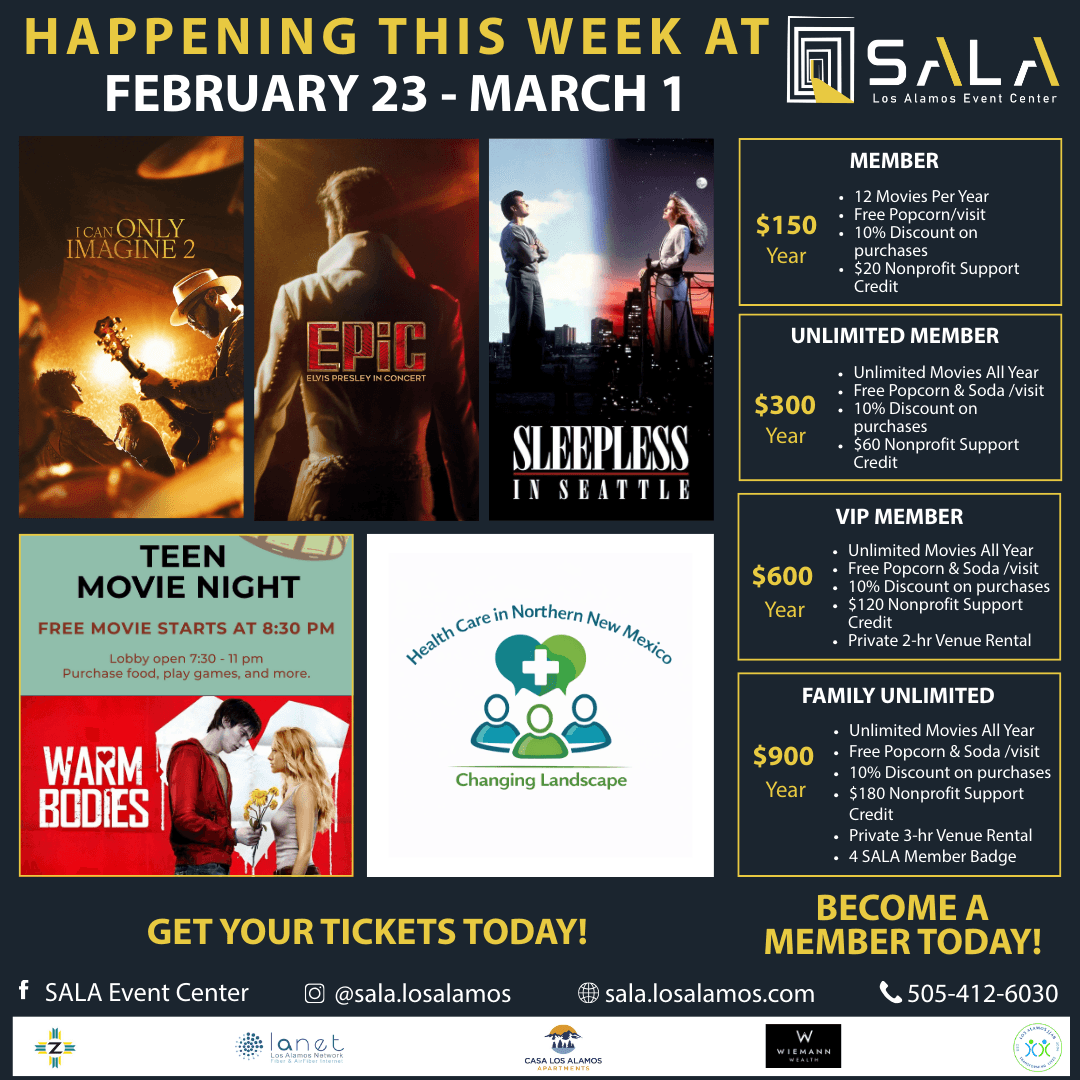 SALA announces Feb. 23 to March 1 lineup: films, panels, family events
