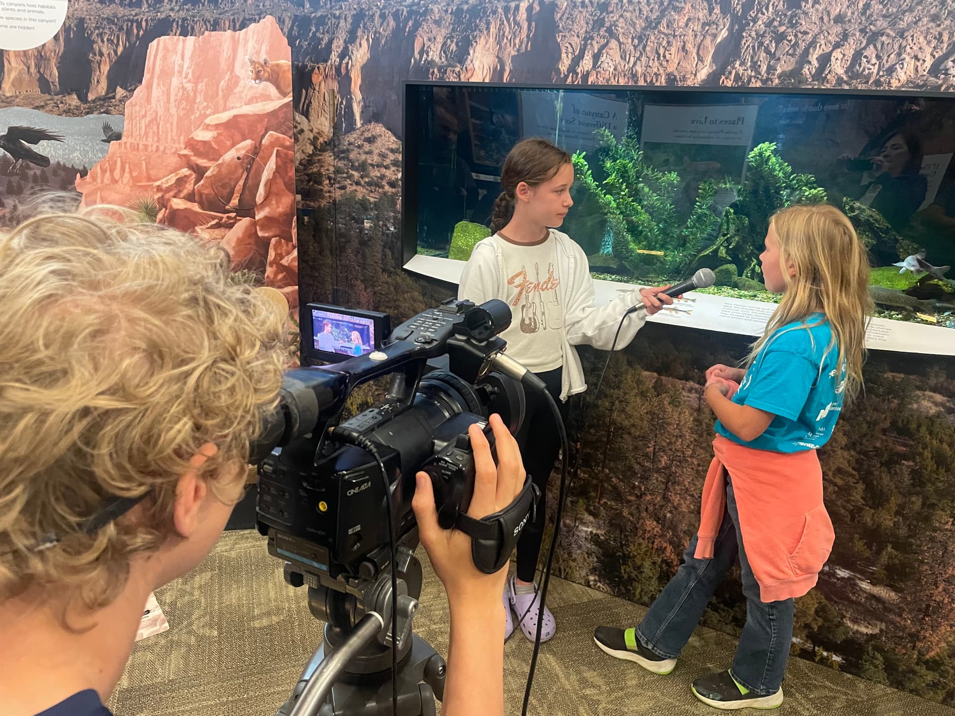 PAC 8 media classes for 3rd-8th graders during parent-teacher conferences, spring break