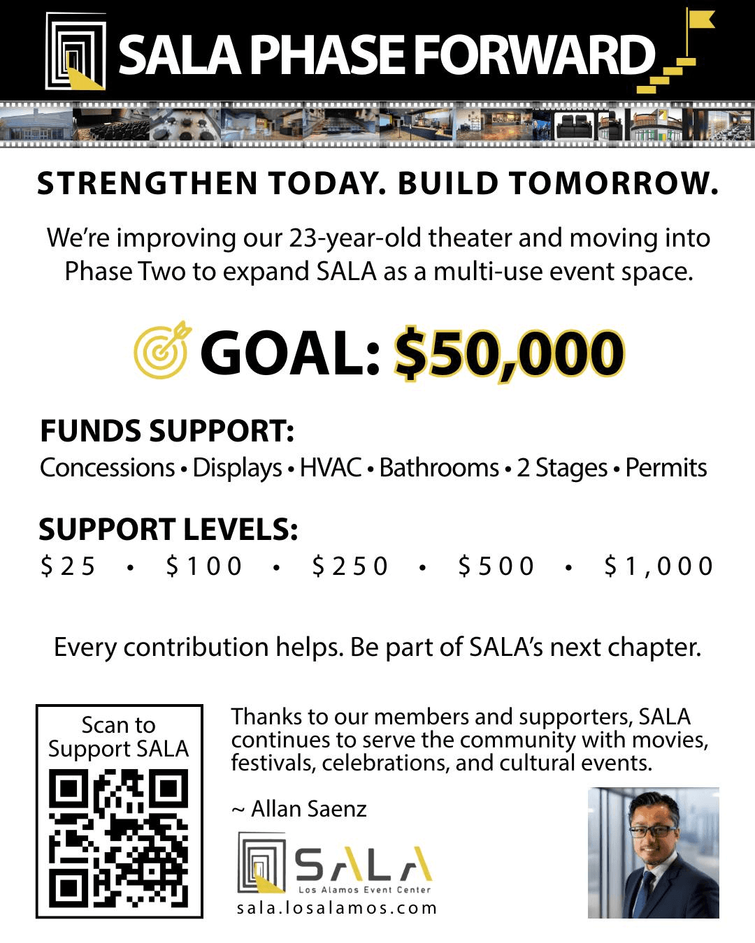 SALA Los Alamos Event Center Launches Phase Two of Major Renovation