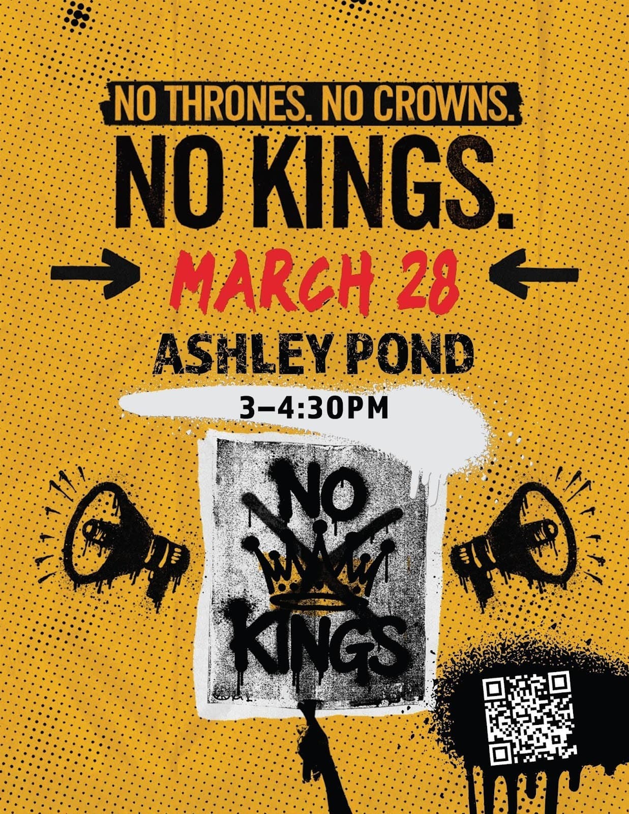 Los Alamos Indivisible Joins No Kings Day at Ashley Pond March 28