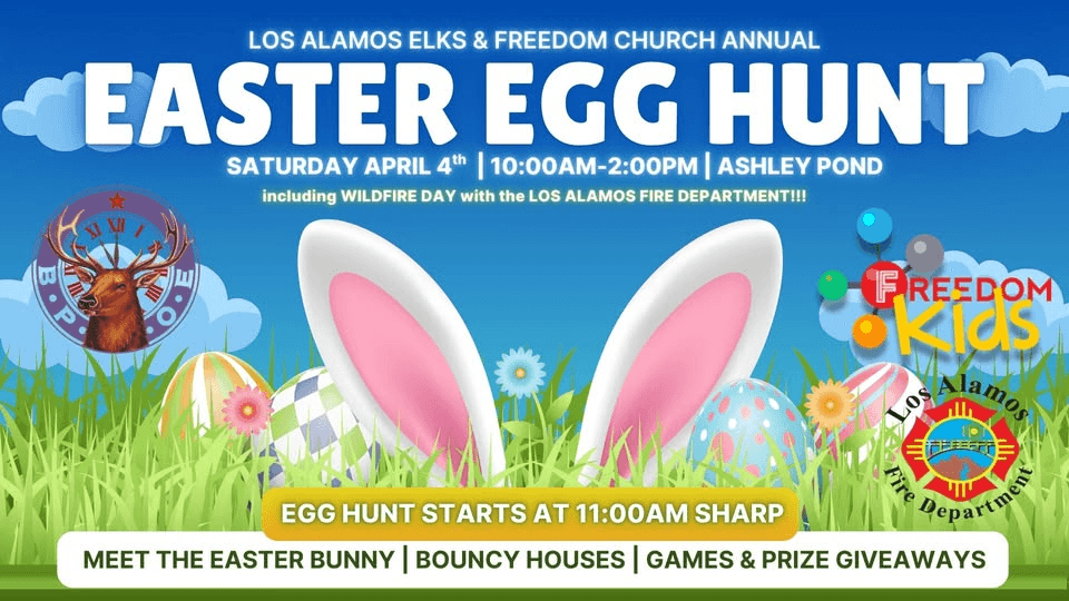 Elks, Freedom Church Easter Egg Hunt Meets LAFD Wildfire Day at Ashley Pond