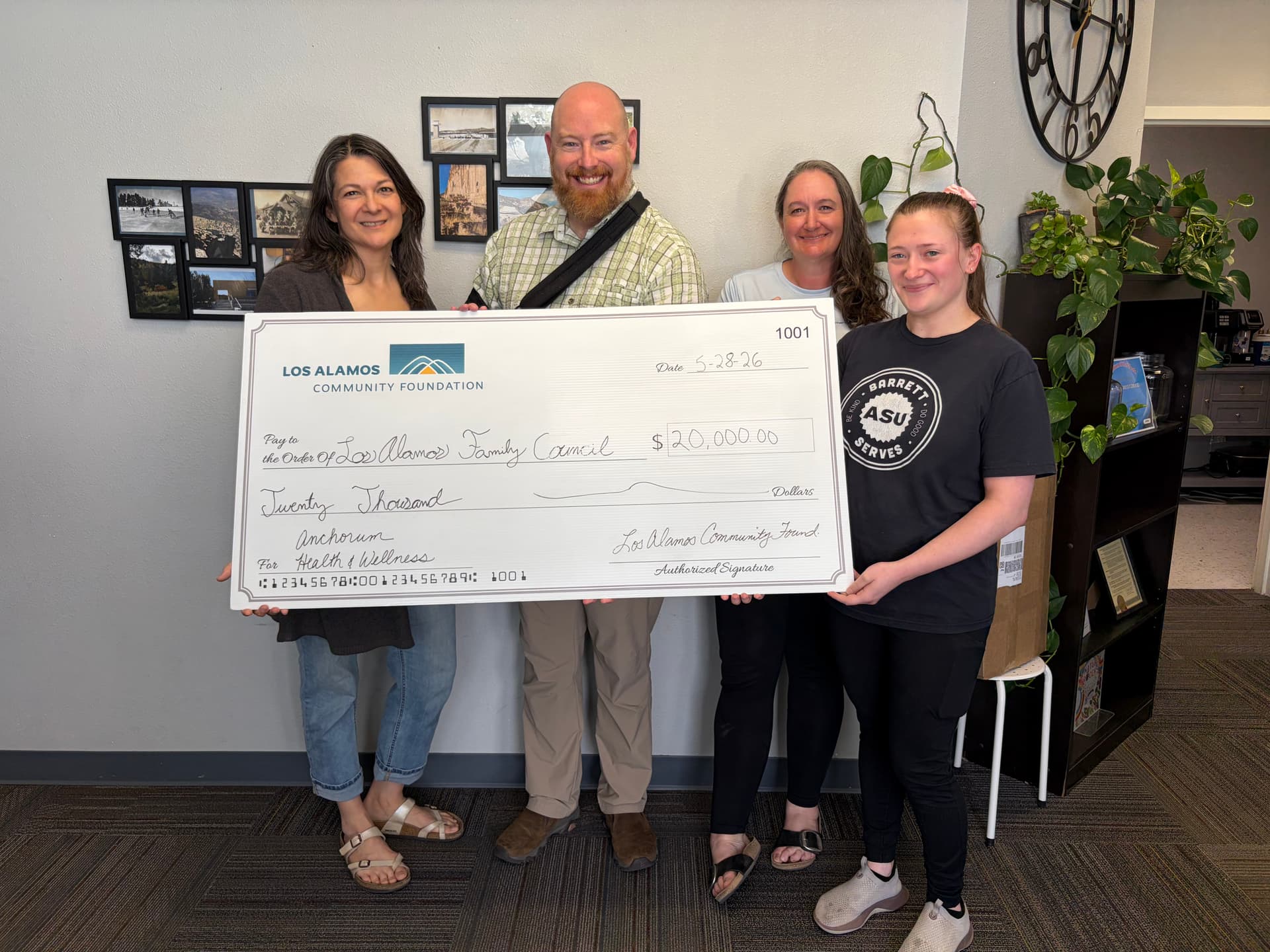 Los Alamos Community Foundation awards $92,500 to health, wellness nonprofits