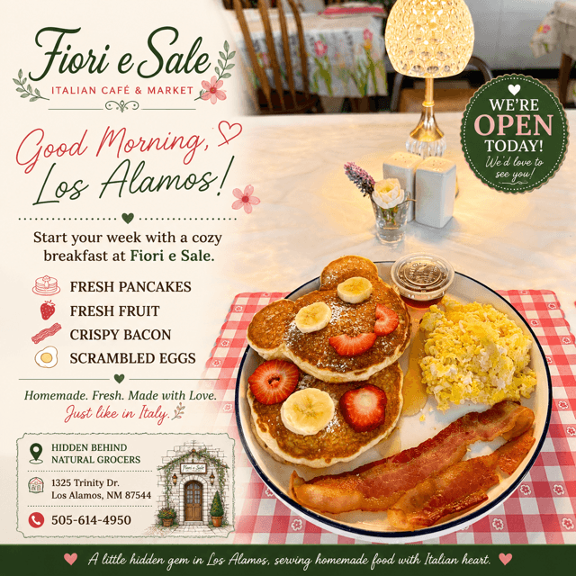 Fiori e Sale serves breakfast and lunch, seeks more daytime traffic