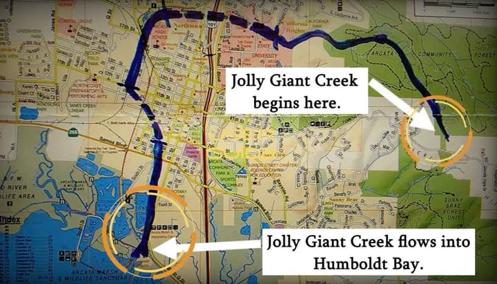 Humboldt Outdoors traces Jolly Giant Creek from headwaters to bay