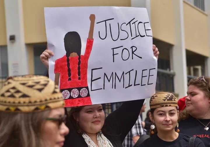 Hundreds march in Eureka for Missing and Murdered Indigenous People Awareness Day