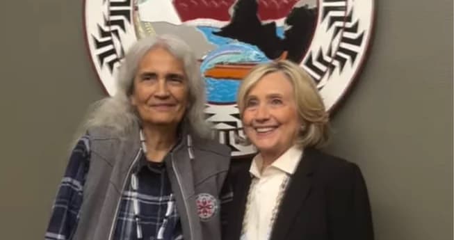 Hillary Clinton Visits North Coast, Stops at Klamath's Requa Inn