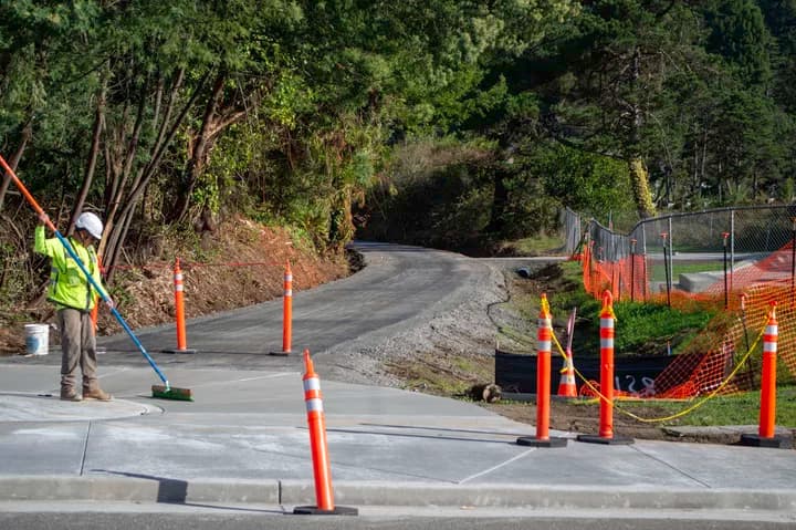 Annie and Mary Trail First Segment Paved, Access Near Cal Poly