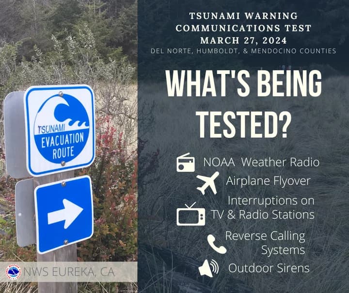Humboldt Residents Report Missing Tsunami Test Alerts During Preparedness Week