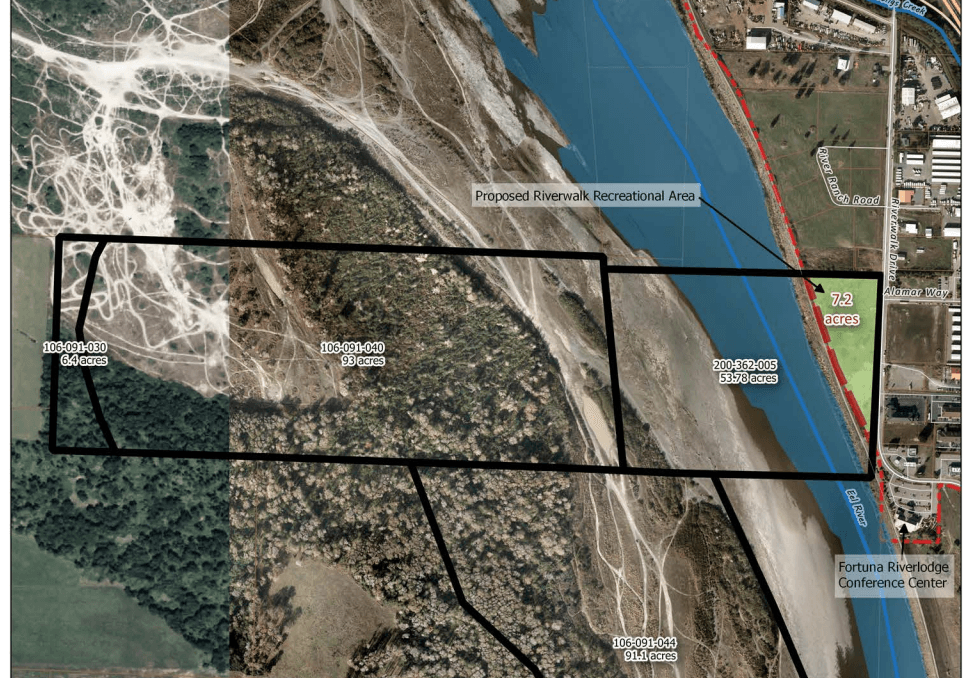 Fortuna Seeks Nearly 244-Acre Eel River Purchase for Public Access, Tribal Stewardship